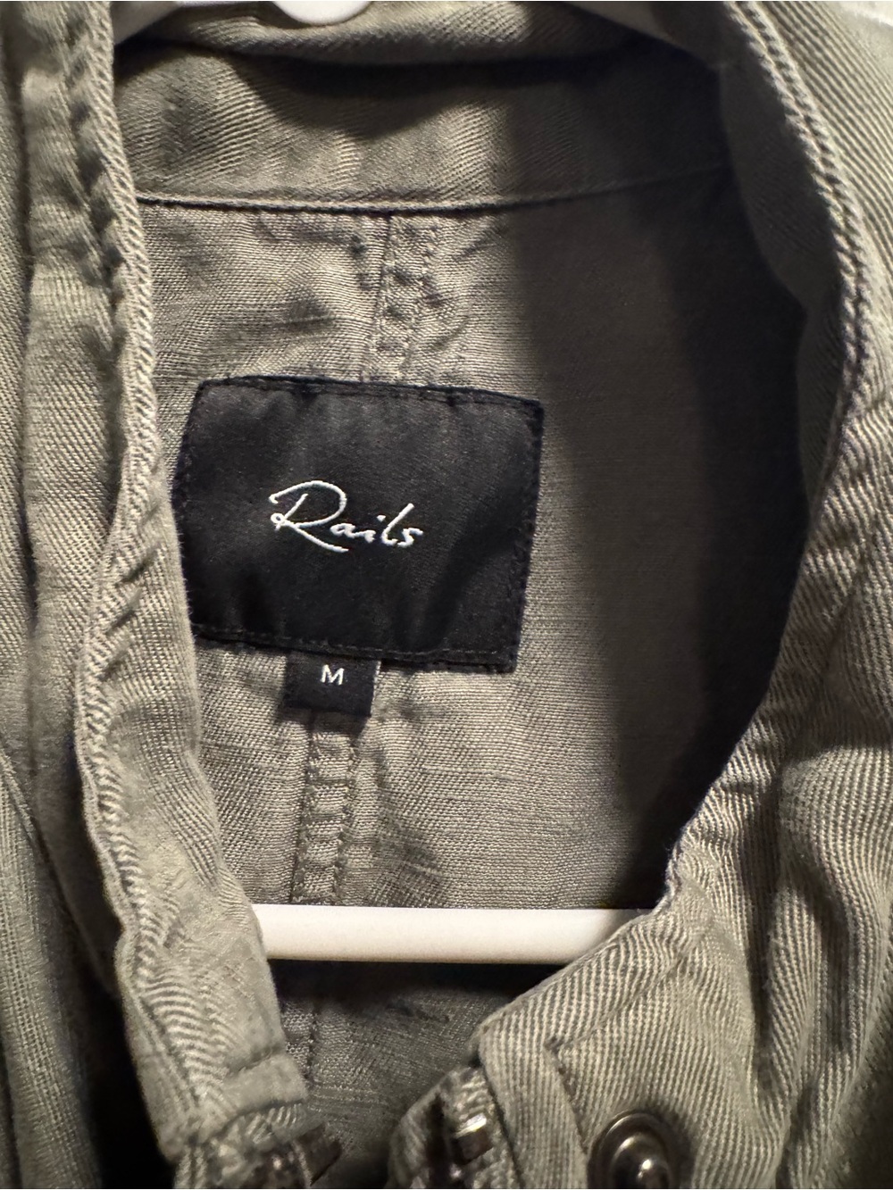 Rails  jacket  in Olive medium khaki